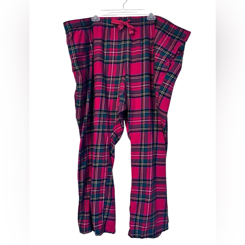 Old Navy plus size cotton plaid flannel pajama pants, size 4X